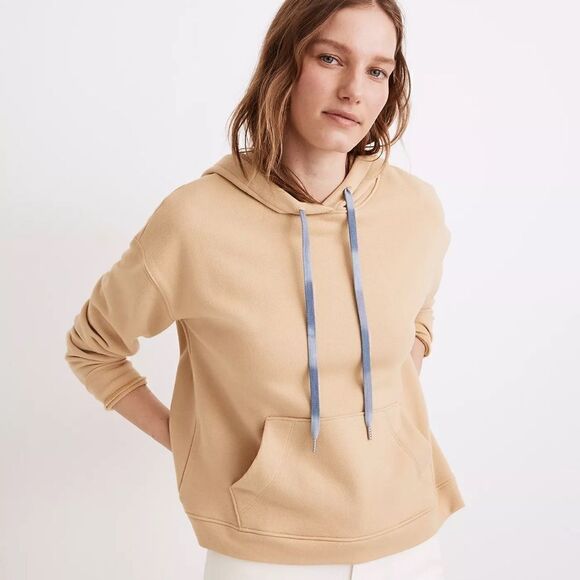 Madewell Tops - NWT Madewell dropped shoulder hoodie desert dune M